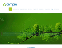 Tablet Screenshot of cempre.org.co