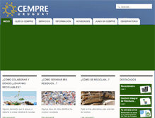 Tablet Screenshot of cempre.org.uy